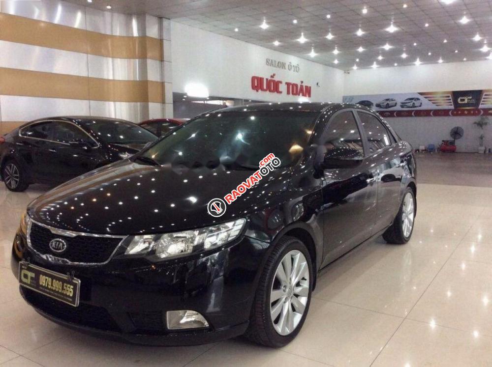 Bán Kia Cerato 1.6 AT đời 2011, màu đen, nhập khẩu-1