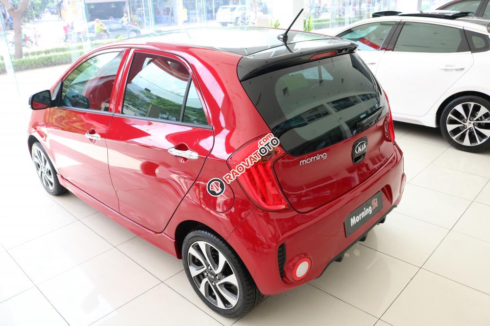 Kia Morning, màu đỏ - đen, giá 345 triệu-4