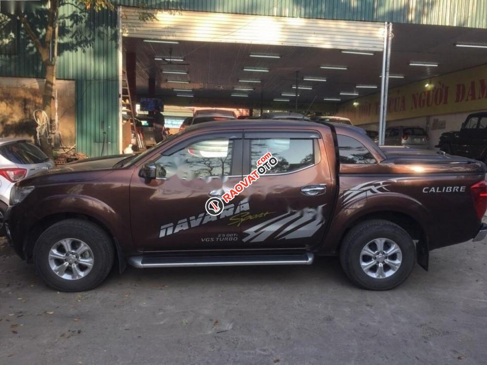 Bán Nissan Navara EL đời 2016, màu nâu, nhập khẩu, mới chạy 7.000km-0