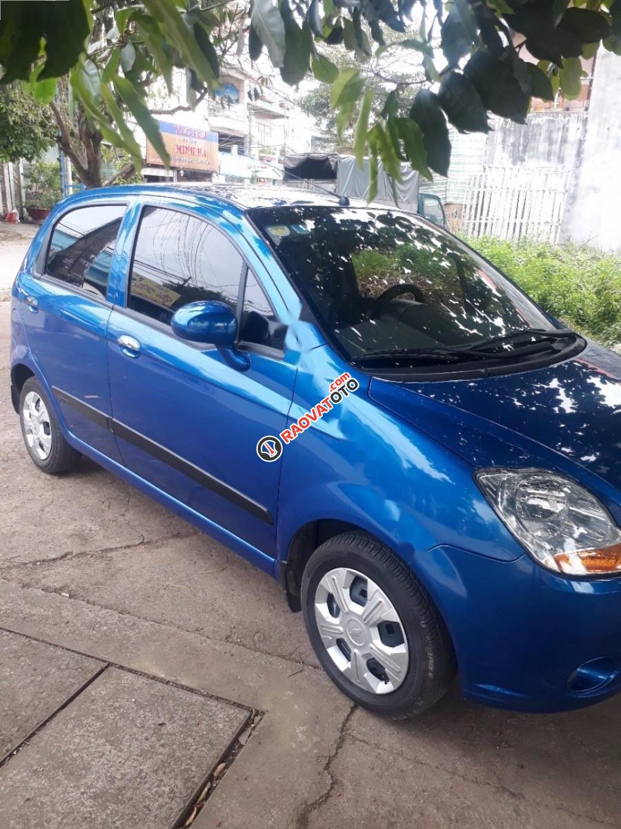 Cần bán lại xe Chevrolet Spark Lite Van đời 2014, màu xanh lam, giá tốt-0