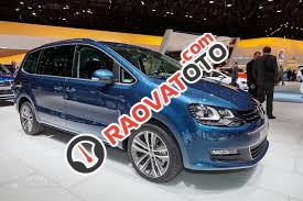 Xe nhập Đức Volkswagen Sharan Luxury 2.0l GP năm 2016, màu xanh lam, cạnh tranh Odysey. LH Hương 0902608293-2