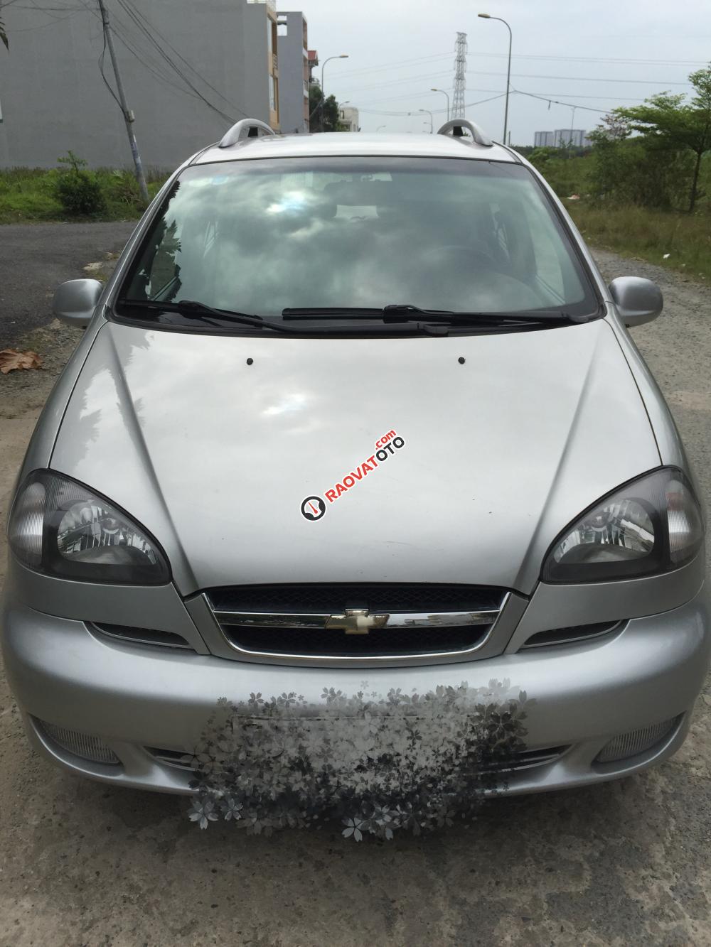 Bán xe Chevrolet Vivant AT 2009, màu bạc 95%-10