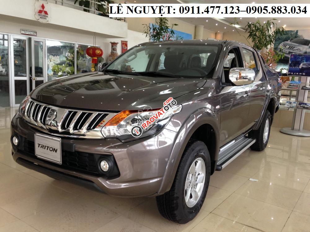 Bán ô tô Mitsubishi Triton mới đời 2017, màu nâu, nhập khẩu chính hãng, giá tốt-0