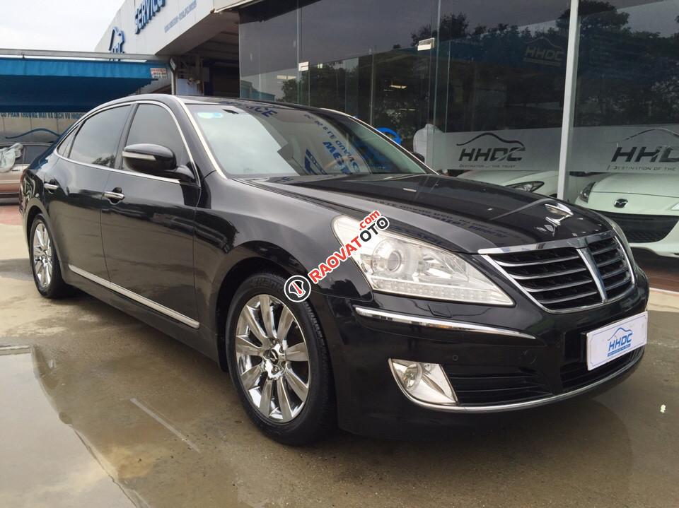 Cần bán Hyundai Equus 4.7AT đời 2009, màu đen, nhập khẩu nguyên chiếc-2