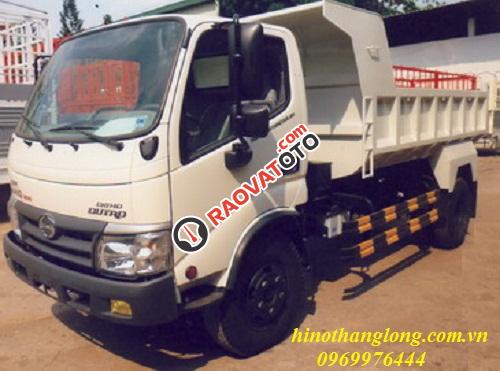 Bán Hino xe Ben 3.5 khối đời 2016, màu trắng, xe nhập giá cạnh tranh-1