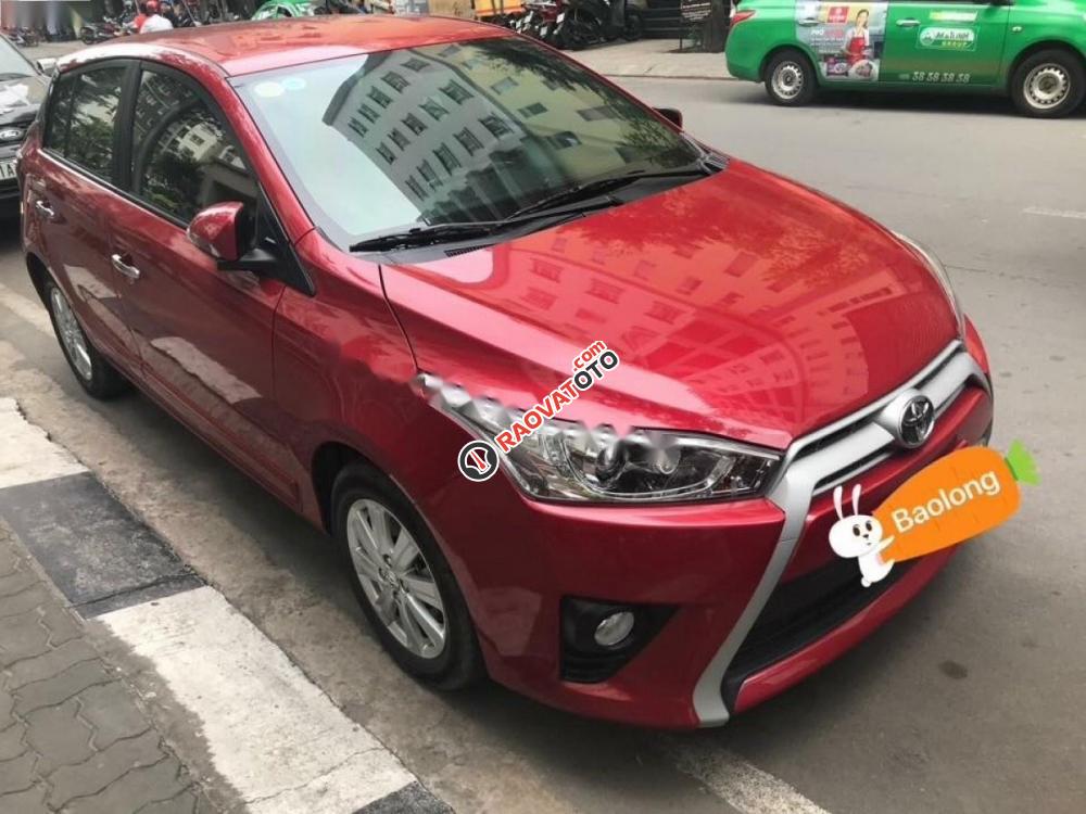 Bán xe Toyota Yaris 1.5G đời 2016, màu đỏ, xe nhập-0