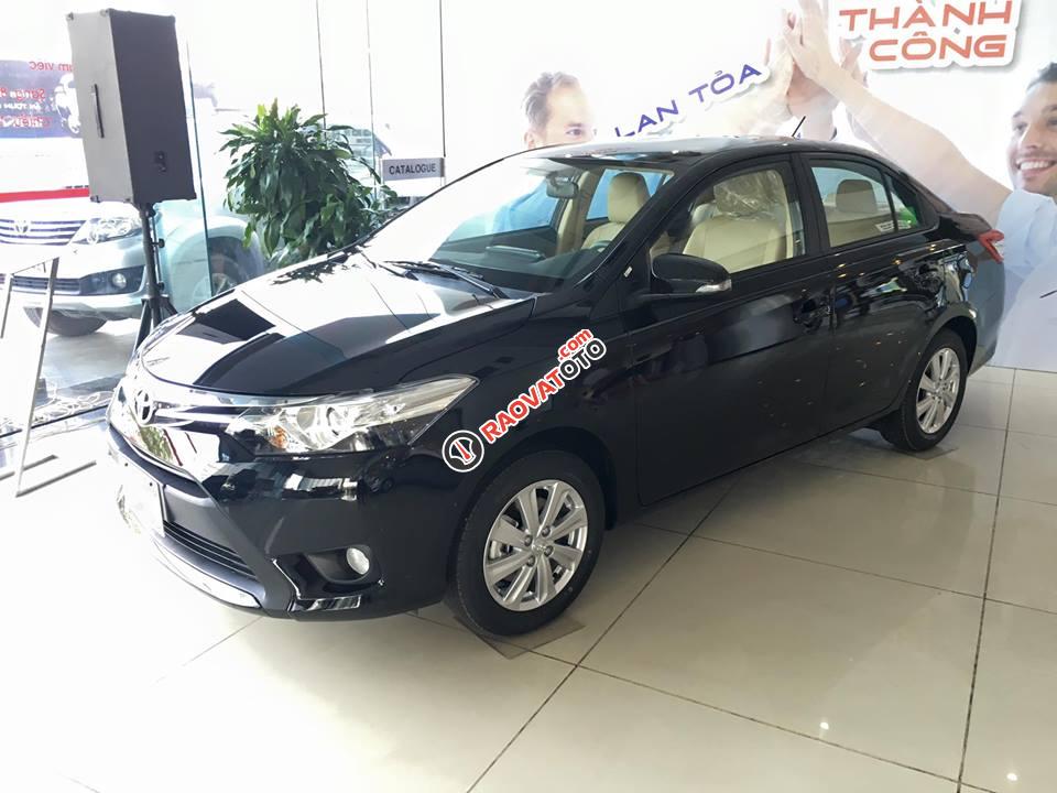 Bán Toyota Vios 1.5G (CVT) đời 2018, màu đen, hỗ trợ 80% giá trị xe, LH ngay 0911404101-1