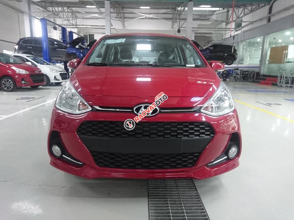 Bán xe Hyundai Grand i10 CKD SX 2018 màu đỏ, các phiên bản, giá tốt nhất - LH 090.467.5566-1