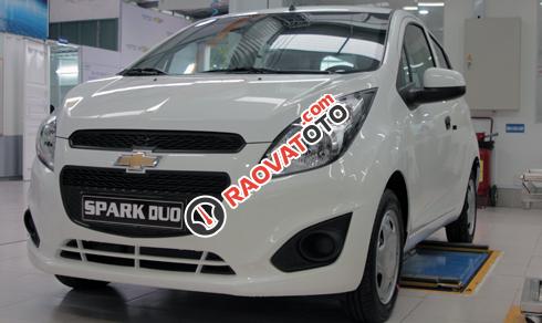 Bán xe Chevrolet Spark Duo, chở tải 300kg, trả góp- trả trước 70tr lấy xe, bảo hành 3 năm, Nhung 0907148849-0