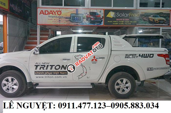 Bán ô tô Mitsubishi Triton mới sản xuất 2017, màu trắng, nhập khẩu - Liên hệ Lê Nguyệt: 0911.477.123-3