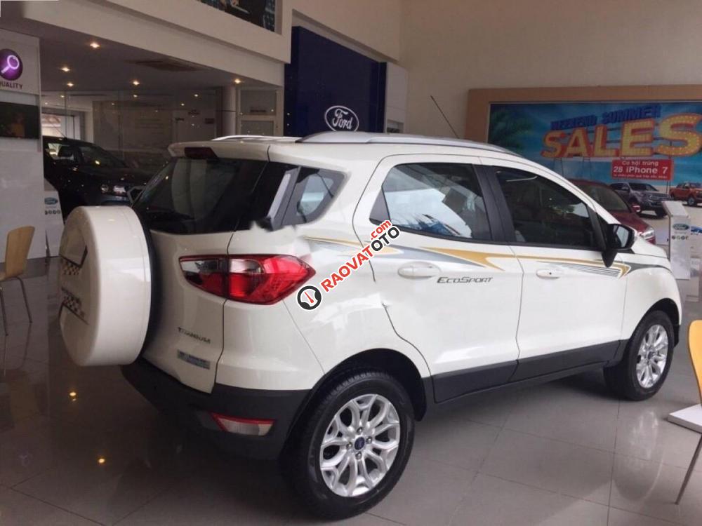 Bán Ford EcoSport Titanium 1.5L AT 2017, màu trắng, giá 575tr-5