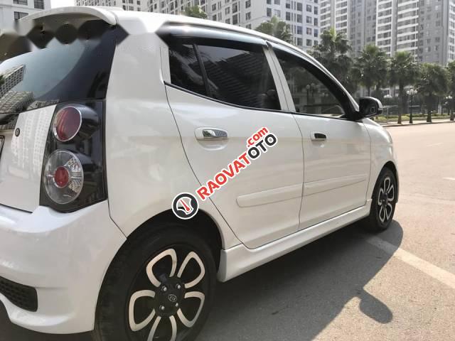 Bán Kia Morning SLX AT đời 2011, màu trắng ít sử dụng-1