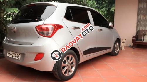 Bán xe Hyundai Grand i10 1.0AT đời 2016, màu bạc, 380 triệu-1