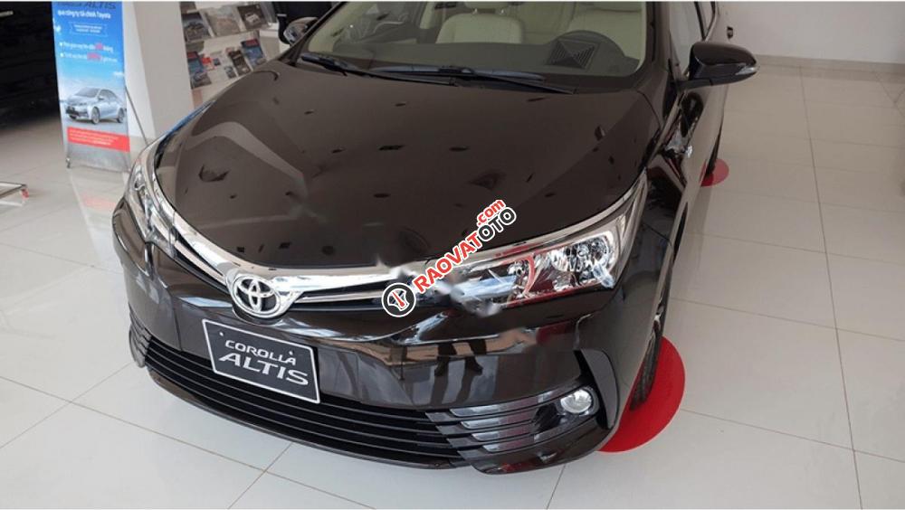 Cần bán xe Toyota Corolla altis 1.8G AT đời 2017, màu nâu, giá chỉ 707 triệu-0