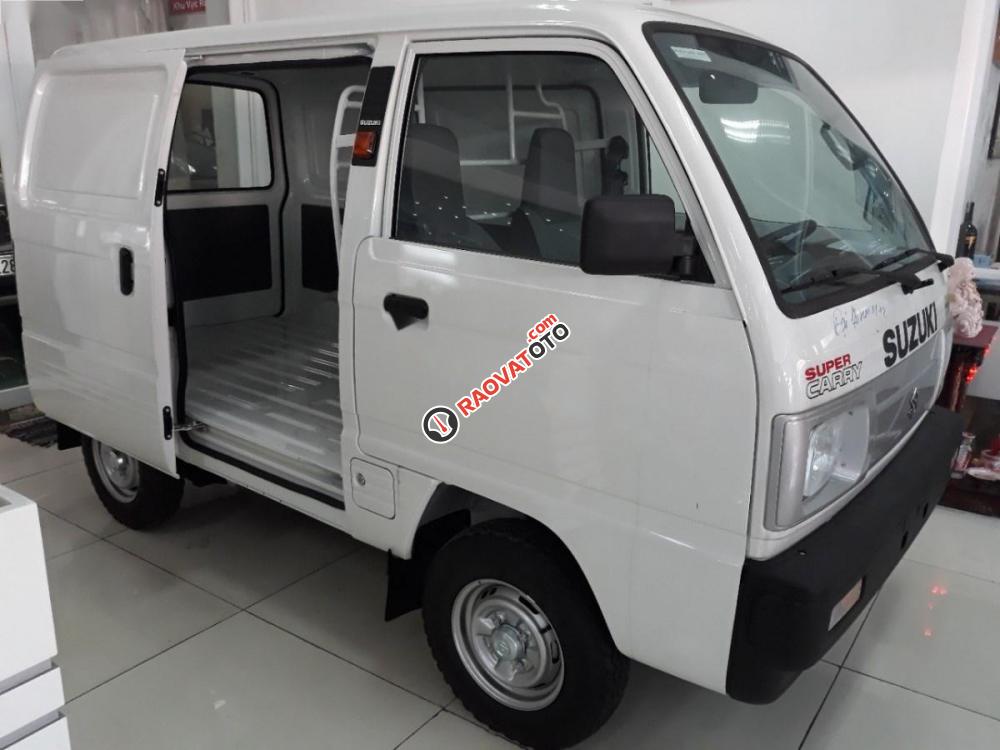 Cần bán xe Suzuki Blind Van đời 2017, màu trắng-0