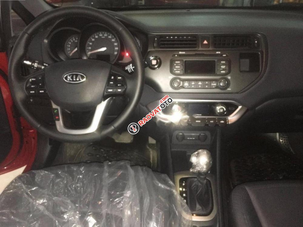 Bán ô tô Kia Rio 1.4AT đời 2012, màu đỏ, nhập khẩu Hàn Quốc số tự động, 450tr-6