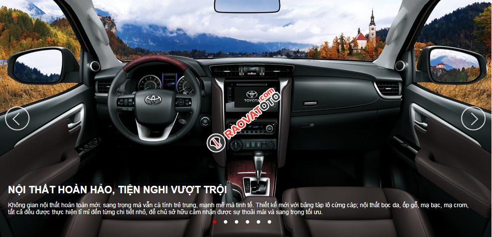 Toyota Fortuner màu đen - Phiên bản 2 cầu, nhập khẩu, xe giao ngay - Đại lý Toyota Mỹ Đình/ hotline: 0973.306.136-6