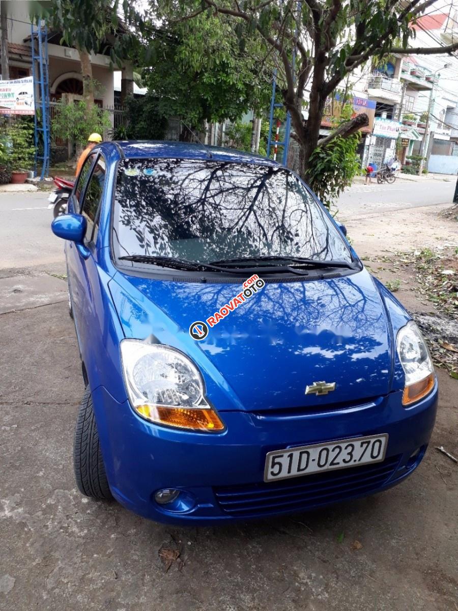 Cần bán lại xe Chevrolet Spark Lite Van đời 2014, màu xanh lam, giá tốt-1