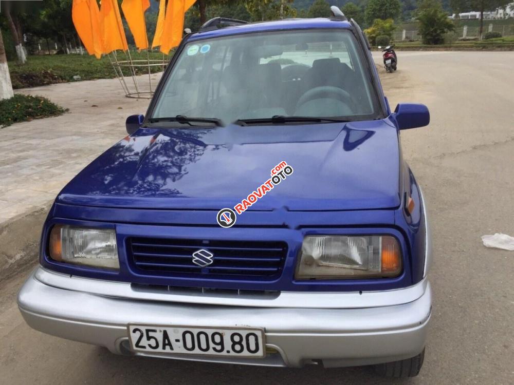 Cần bán lại xe Suzuki Vitara JLX đời 2005, màu xanh lam-8