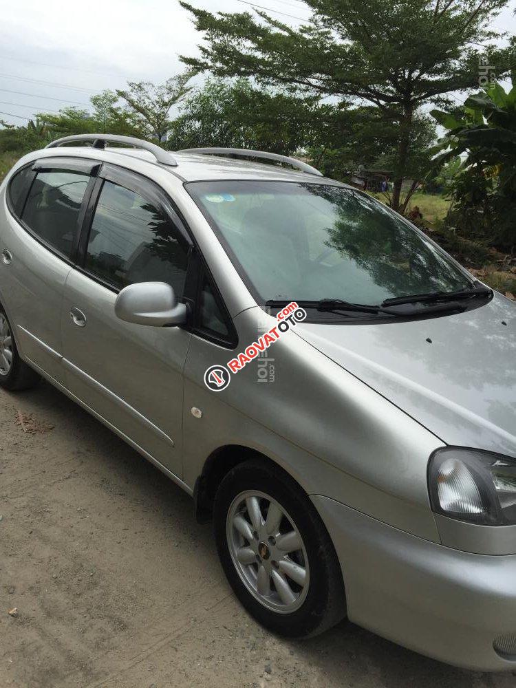 Bán xe Chevrolet Vivant AT 2009, màu bạc 95%-0