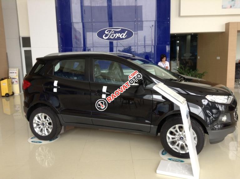 Bán xe Ford EcoSport 1.5L AT Titanium đời 2018, màu đen, giao ngay, hỗ trợ vay 80% - Liên hệ: 0987987588-1