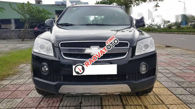 Bán xe Chevrolet Captiva 2008, màu đen, 268tr-0