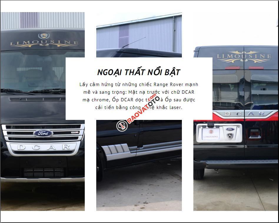 Ford Transit DCAR Limousine phiên bản 2018 - Hotline: 0906275966-1