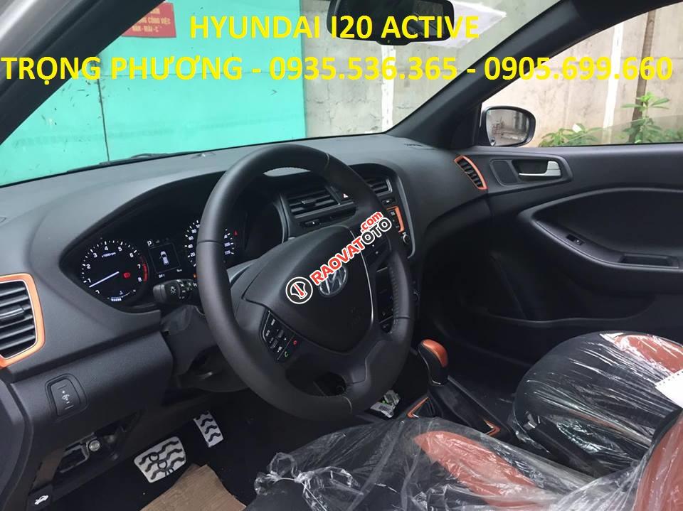 Bán Hyundai i20 Active 2017 trả góp Đà Nẵng, màu bạc, LH: Trọng Phương - 0935.536.365-13