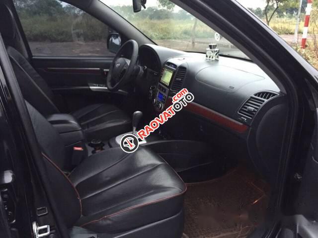 Bán xe Hyundai Santa Fe MLX 2.0 đời 2008, màu đen-1