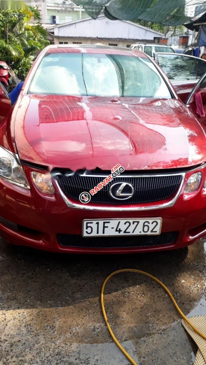 Bán xe Lexus GS 300 đời 2005, màu đỏ, nhập khẩu nguyên chiếc số tự động, giá 650tr-1