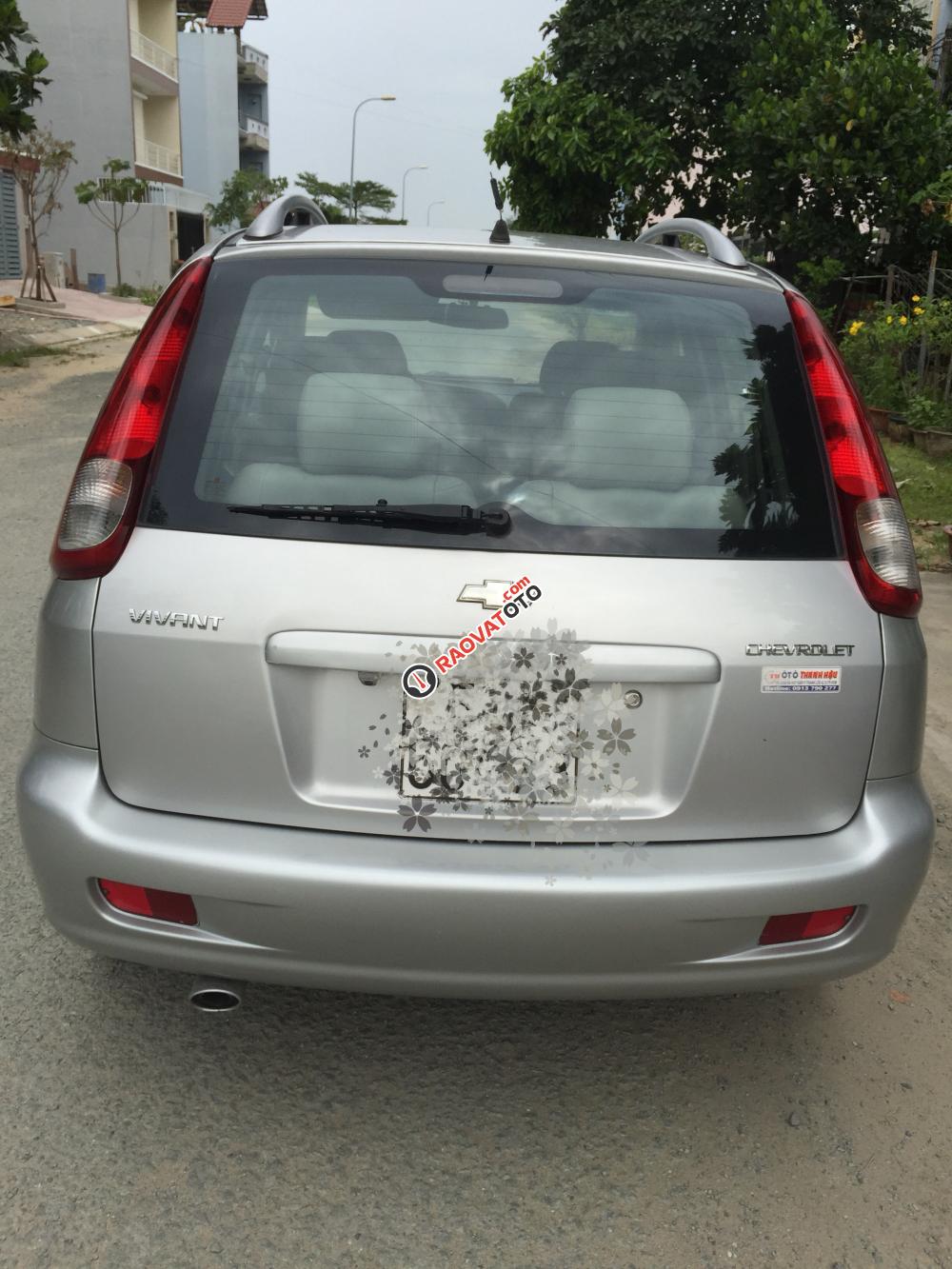 Bán xe Chevrolet Vivant AT 2009, màu bạc 95%-11