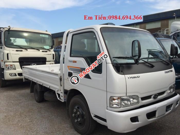 Thaco tải Kia Frontier 140 1.4 tấn thùng bạt, kín. Liên hệ 0984694366 để có giá tốt, hỗ trợ trả góp lãi suất thấp-0