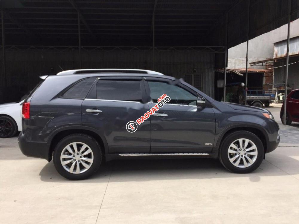 Bán ô tô Kia Sorento GAT 2.4L 4WD đời 2014, màu xám xe gia đình, 666tr-2