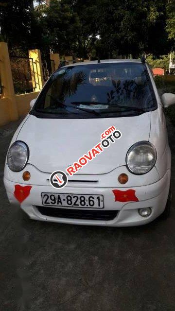 Bán Daewoo Matiz sản xuất 2004, màu trắng, giá 66tr-1