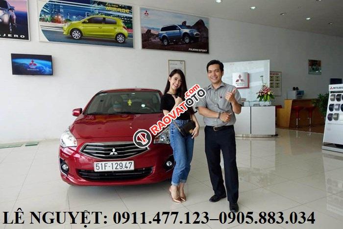 Cần bán Mitsubishi Attrage mới đời 2018, màu đỏ, nhập khẩu chính hãng, liên hệ Lê Nguyệt: 0911.477.123-2