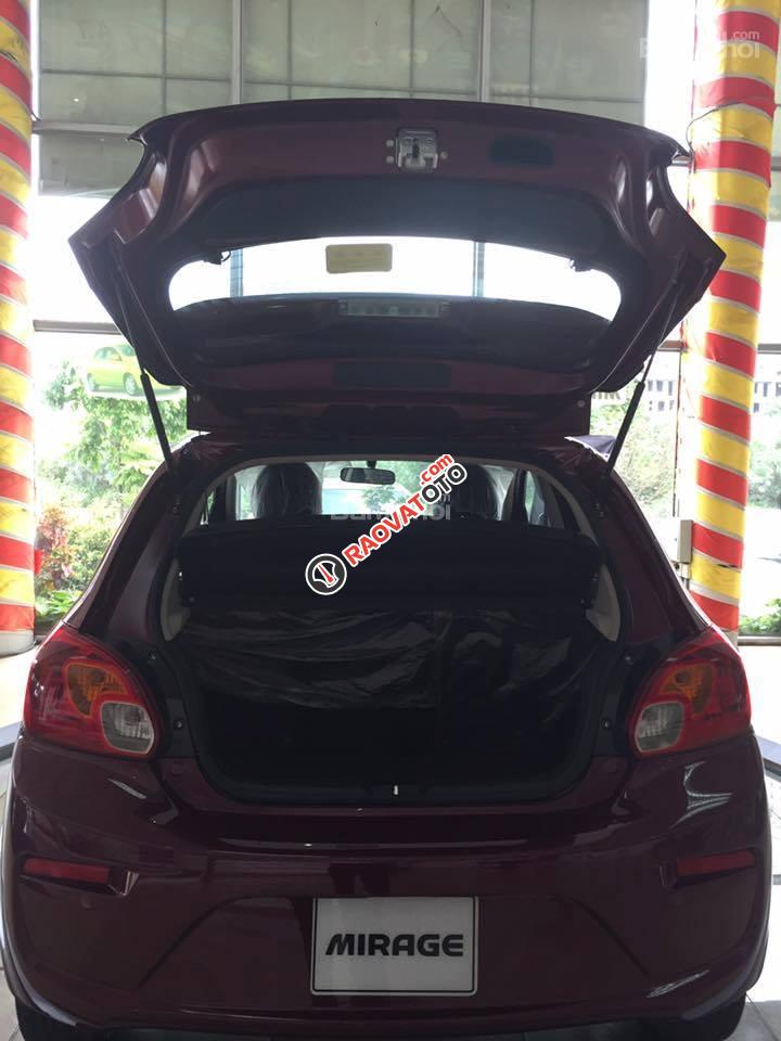 Bán Mitsubishi Mirage sản xuất 2017, màu đỏ, xe nhập, liên hệ: Võ Như Hòa 0917478445-2