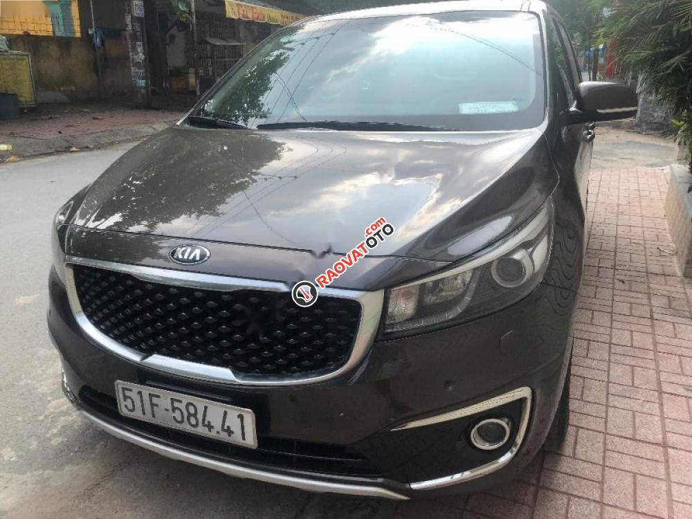 Chính chủ bán xe Kia Sedona 2.2L DATH đời 2016, màu nâu-3