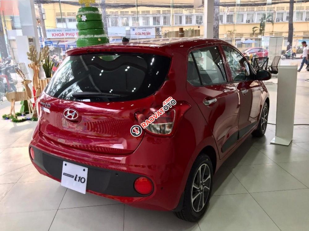 Bán xe Hyundai Grand i10 1.0 AT đời 2017, màu đỏ-4