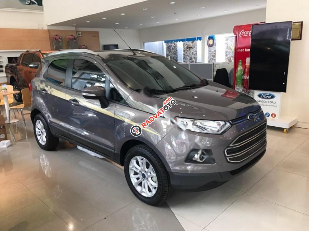 Cần bán Ford EcoSport Titanium đời 2017, màu nâu-4