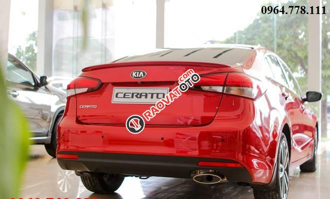 Bán Kia Cerato 2018 màu đỏ số tự động 589tr, tại Kia Vĩnh Phúc, Phú Thọ, hỗ trợ trả góp 80%, 0964778111-7