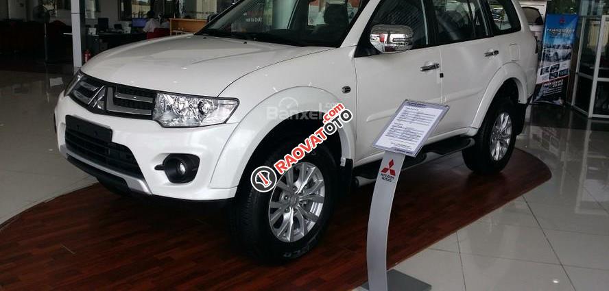 Bán Mitsubishi Pajero Sport tại Đà Nẵng, màu trắng, 750tr, hỗ trợ vay nhanh lên đến 80 %, LH: 0905596067-0