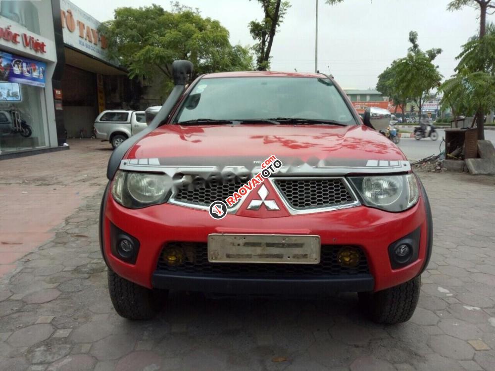 Bán Mitsubishi Triton GLS năm 2009, màu đỏ, xe nhập số sàn-0