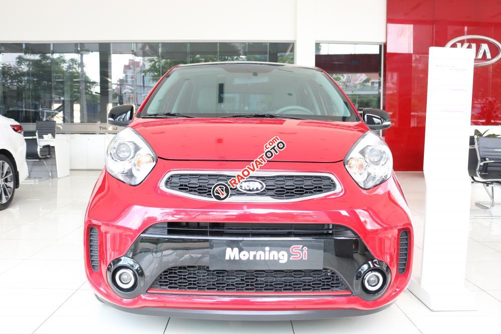 Kia Morning, màu đỏ - đen, giá 345 triệu-1