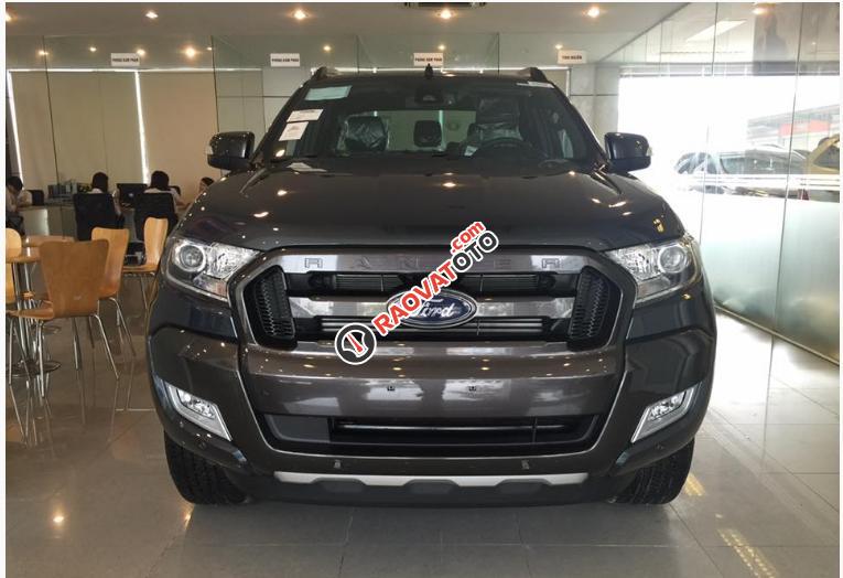 Giá bán xe Ford Ranger Wiltrak 3.2 AT 4x4 xám (ghi), bán xe có hỗ trợ trả góp Bank tại Quảng Ninh-4