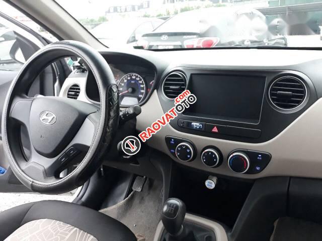 Bán Hyundai Grand i10 đời 2017, màu bạc, 338tr-3