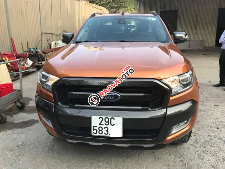 Bán Ford Ranger Wildtrak 3.2 L, 4x4 AT, đời 2016, nhập khẩu từ Thái Lan, động cơ Turbo Diesel-0