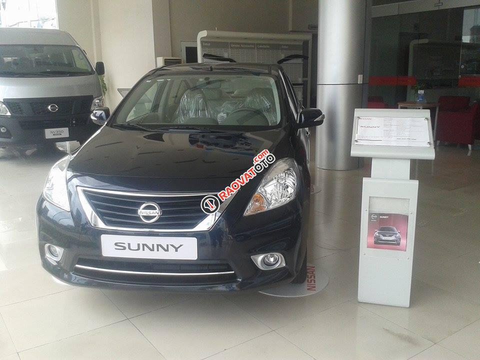 Bán Nissan Sunny XV 2018, màu đen, khuyến mãi tốt, trả góp, 428 triệu - LH 0935588699-1