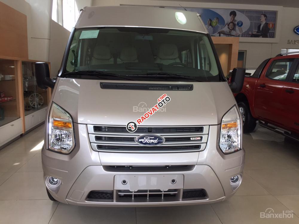 Cần bán xe Ford Transit Luxury đời 2017, màu bạc-3
