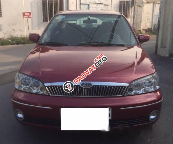 Bán Ford Laser 1.8 đời 2002, màu đỏ số sàn  -1