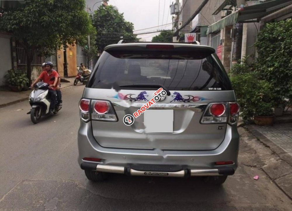 Bán xe Toyota Fortuner 2.5G MT đời 2014, màu bạc-1